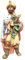 Krippenfigur Heilige DREI Könige Caspar H 10 cm handgeschnitzt Holzfigur Holzstatue Statue aus Ahornholz