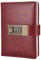 Mini Shiny Leather Combination Journal with Lock, Small Pocket Travel Locked Diary Notebook Writing Journal for Women, Men, Boys, Girls