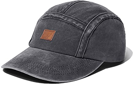 CLAPE Washed Cap Herren Damen 5 Panel Baseball Cap Vintage Basecap Used Look Classic Schirmmütze Verstellbar Snapback Caps