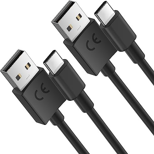 ACAGET USB C Charger Cable for Motorola G14 g13 e14, (2Pcs/3.3 ft), 3A TurboPower Charging Cable, Fast Charge Cable compatible with Motorola G54/ g34 /G84/ g04 /Edge 50/g73/G8 Play G7 Power Play G9