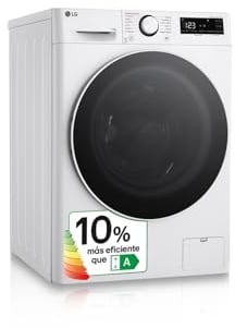 LG F4WR6011A0W - Lavadora Inteligente 11kg, AI Direct Drive, 1400rpm, Carga Frontal, Clasificación A,TurboWash 360º, Vapor Steam, Serie 600, Blanco
