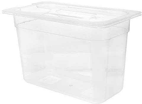 UPKOCH Transparenter Slow Cooker Behälter 6L Mit Ergonomischem Griff Für Sous Vide Kochen Und Luftdichte Lebensmittelaufbewahrung Vielseitiger Vorratsbehälter Mit Kristallklarer Sichtbarkeit