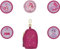 Beckmann, Mini Rucksack mit Buttons Cherry, Klettverschluss, Grundschule, 1. Klasse Zubehör, Red