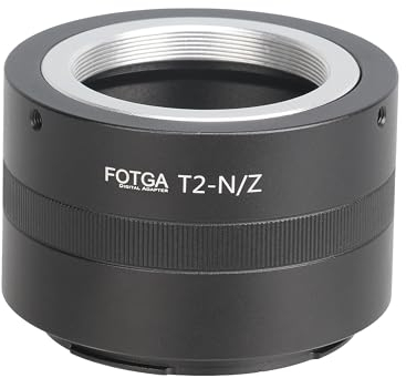 Hersmay T2 T Mount Objektiv auf Z Mount Adapterring für Nikon Z5 Z6 Z7 Z6II Z7II Z8 Spiegellose Vollformatkamera