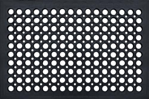 Perfect home Gummimatte Ringgummimatte Ringmatte Wabenmatten 13mm mit Rand 90x150cm