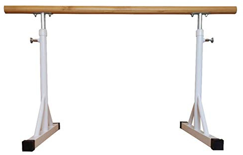 Tragbare Ballettstange, weiße Tanz-Streckstange für Zuhause/Studio, stehende Ballettstange für Balance, Tanz oder Balletttraining (Größe: 100 cm, Farbe: A) ()