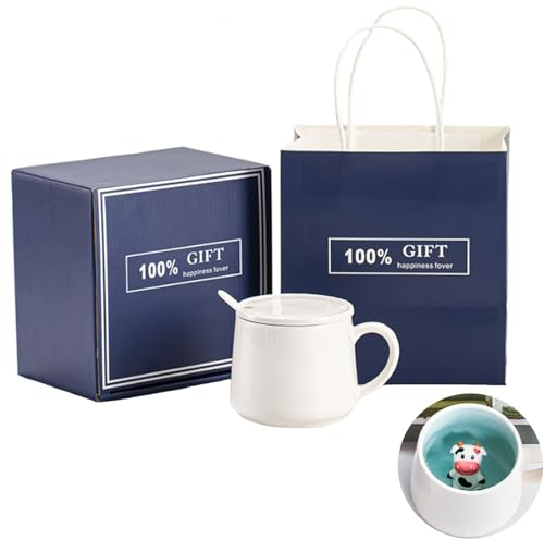 newgulzar Tasse Animaux 3D en Céramique,350ml Tasses en Céramique avec animal 3D,Tasse Drôle de Dessin Animé 3D Cadeaux pour les Amis Dame Épouse,Mug Le Meilleur Choix pour Les Cadeaux (B)