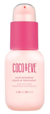 Coco & Eve Hair Repairing Leave-in Treatment für geschädigtes, coloriertes, brüchiges Haar. Mit Hyaluronsäure und Ceramiden. Stärkt und repariert tief Haarbruch und Spliss. Für alle Haartypen (50 ml)