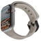 URBAN ARMOR GEAR UAG Compatible with Apple Watch Band 42/41/40mm Scout Titanium, Soft-touch Silicone Adjustable Replacement Strap for iWatch Series 10/9/8/7/6/5/4/SE 2/SE