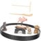 BCOATH 1 Satz Zen-Sandtisch-Ornament Bücherregal- Mini-Steingarten Rock-Kit retro schreibtisch dekoration vintage dekoration Wohnkultur Meditationsschmuck Zen-Sandkasten- Holz