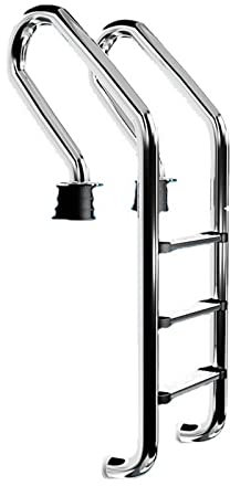 Poolleiter Schwimmbadrolltreppe Nach Hause Schwimmbadleiter Verdickter Handlauf Aus Edelstahl 304 Schwimmbadleiter Handlaufleiter Solide Seitenteile für zusätzliche Stabilität(2step ladder(not embedde