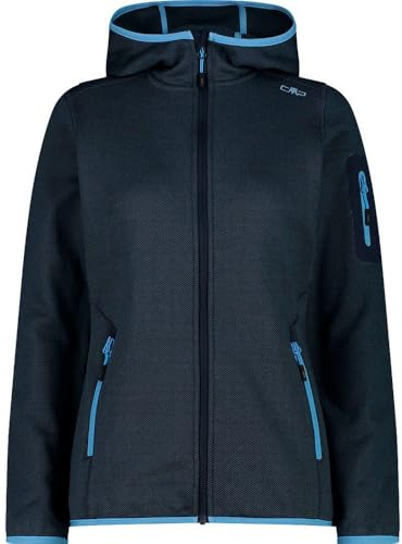 CMP Woman Jacket FIX Hood B. Blue-Niagara - 46