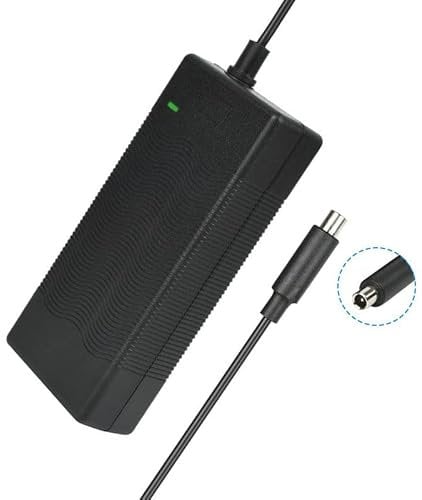 JIZZU Electric Scooter Charger 42V 2A UK, Electric Bike Charger for Xiaomi, Electric Bike Lithium Battery Charger for DC 5.5 * 2.5/2.1mm Connection, Electric Scooter Ebike Charger for 36V Battery