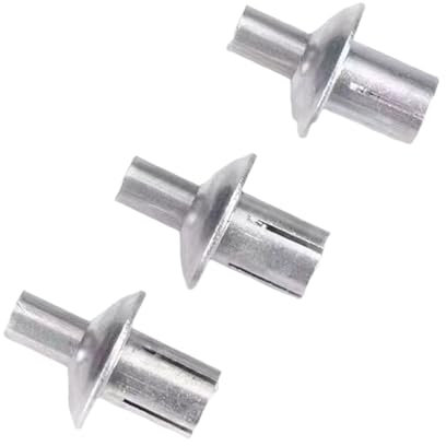 siduytin 50 teile/satz Runde Kopf Aluminium Kern Nieten Hammer Drive Nagel Set Aluminium Kern Nieten Mit Runde Köpfe Aluminium Legierung