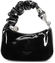 kate spade new york Damen Squeeze Patent Leather Bag Mini-Tasche, Schwarz