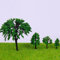HOHOVYVY 50 pezzi alberi modellismo, in miniatura, modello per modellismo ferroviario, paesaggio, scala 1:87 HO(B)