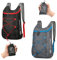 Sahunfri 2 Pcs Ultraleichter Faltbarer Rucksack, Wasserabweisend Faltbarer Rucksack Ultraleicht, Reiserucksack,Kleiner Wanderrucksack Damen und Herren, für Camping, Wandern, Radfahren (Schwarz Grau)