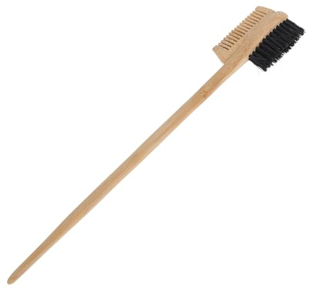 Wimpernkamm aus Bambus, Schwarze Augenbrauenbürste für Präzises Styling | 1 Stück, für Feine Trennung der Wimpern, Leicht zu Reinigen, Natürliches Finish