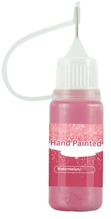 12ml Hand Painted Glue High Viscosity Drop Glue Crystal Pearl Paint 24 Colors 12ml Candle Wax Stick Painted Drop Children's Hand Bead Decorative Event Planner Organizer Bag (A)