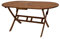 Klapptisch Benita oval 160x85cm Akazie geölt, hochwertiger Landhaus – Klapptisch, FSC®-Zertifiziert Tisch klappbar Gartnmöbel