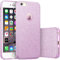 HQ-CLOUD® Housse étui Coque Gel en Silicone Paillette Bling Bling pour Apple iPhone 6 Plus /6S Plus (5,5 Pouces) - Violet Brillant