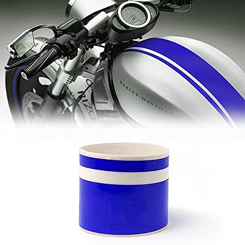 Strisce Adesive Moto Bike Racing Stripe 2 Fili, Blu, 8 cm x 2 m