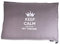 Lex max Keep Calm lose Bezug für Hundekissen Laufgitter 120x80x9cm Taupe