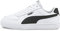 PUMA Unisex Caven Sneakers, White Black Black, 45 EU