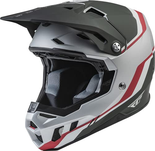 Fly Helmet Formula CC driver Silver-Red-White (62-XL)