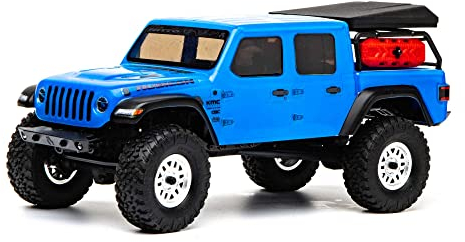 Axial 1/24 SCX24 Jeep JT Gladiator 4WD Rock Crawler Brushed RTR, Grey/Silver