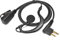 HYSHIKRA Auricular Walkie Talkie Compatible con Motorola CP040 DP1400 GP88 GP300 Radio, Forma de G, PTT con micrófono (1 Pieza)