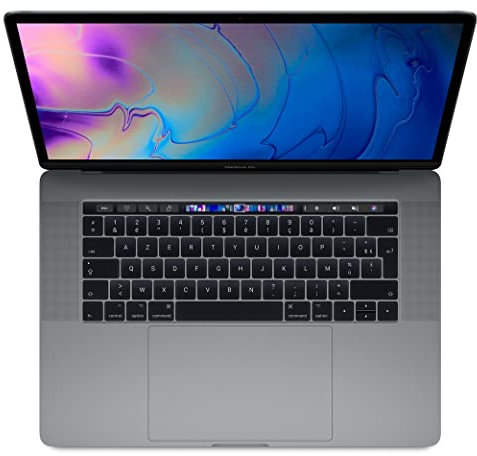 2018 Apple MacBook Pro with 2.2GHz Intel Core i7 (15-Inch, 16GB RAM, 256GB SSD Storage) - Space Gray (Renewed)