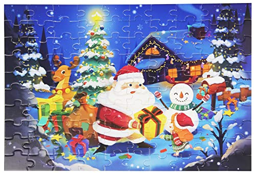 Puzzels voor kinderen, 100 delige kerstpuzzels voor kinderen Van 4 5 6 7 8 9 10 jaar, het Beste Cadeau 100 delige puzzels voor kinderen Van 8-10 jaar voor jongens en meisjes