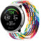Nylon Armband Kompatibel mit Polar Ignite, Ignite 2, Unite, Pacer - Elastisches, Geflochtenes Ersatzarmband für Männer und Frauen (11)