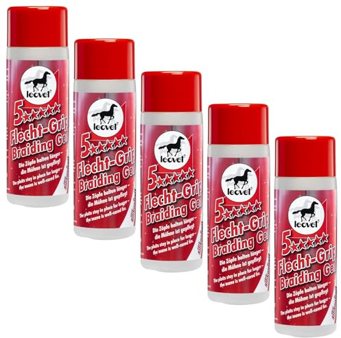 RL24 leovet - 5-Sterne Flecht-Grip – 5 x 200 ml (5er Set) Flasche