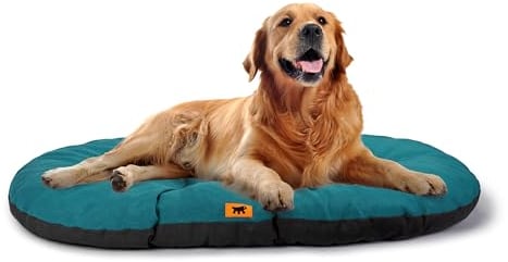 Ferplast Hundebett Relax, Hundekissen, Katzenkissen, Hundematte für Hundehütten und Autos – waschbar – aus Baumwolle mit weicher Polsterung, 85 x 55 cm. Ottanio