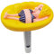 Thermomètre de Piscine, thermomètre de Piscine drôle Flottant Facile à Lire avec Une Ficelle, Une jauge de température de l'eau, Un thermomètre à température de Piscine pour Bain à remous, Spa et éta