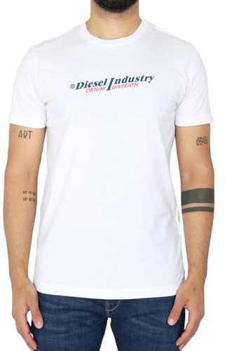 Diesel - Herren Rundhals Slim Fit T-Shirt - T-Diegor New Industries, Größe:XL