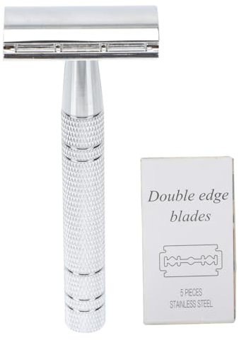 PLAFOPE Rasoir Manuel à Double Tranchant Pour Coiffure Et Rasage De Barbe Design Vintage Et Poignée Confortable