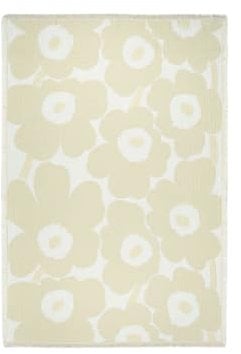 Marimekko Unikko Blanket 150x220 cm, Off White, White