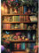 CEOVR Diamond Painting Kit Erwachsene Bücherregal Diamond-painting,30x40 cm Diamant Paintings Kit,Bücher und Blumenzimmer Diamond Painting Bilder Set,5D DIY Diamond Painting Bilder Kit