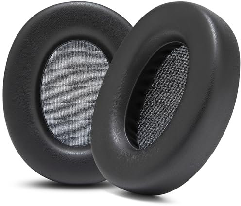 WC PadZ Crusher ANC 2 - Premium Replacement Earpads for Skullcandy Crusher ANC 2 Over-Ear Headphones by Wicked Cushions | Enhanced Comfort & Sound Isolation | Black