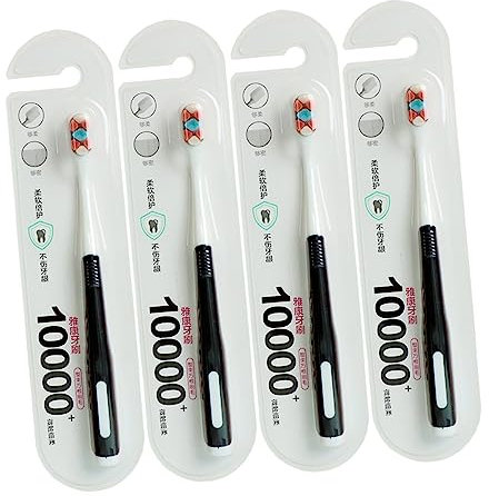 HOLIDYOYO 4stücke Zahnbürste Für Schwangere Mit Zahnfleisch-tiefenreinigung Weichen Borsten Zur Plaqueentfernung Und Mundgeruchverbesserung Bequemer Griff Für Erwachsene