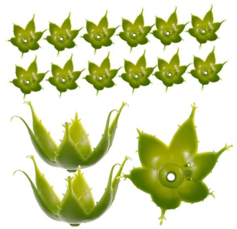 Milisten 60Stücke DIY Blumenarrangements für Rosensträuße Künstliche Grüne Blütenkelche Langlebige Basis für Dekorationen für Hochzeiten und Partys