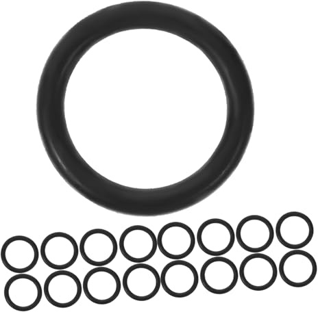 Ciieeo 150pcs Black Rubber O Ring Seal Gaskets for Fire Extinguisher Bottles, Convenient Universal Fit, Versatile Design, High-Quality Fire Extinguisher Mount Kit Sealing Accessories