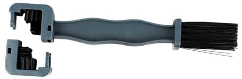 WOONEKY Fahrradkettenreiniger mit Doppelseitigen Borsten Abs Material Kompakte Kettenbürste für Mountainbike Rennrad Motorrad Fahrradreinigung