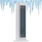 Breeze Max Portable Air Con, Qinux Breezamax Tower Fan, Breeza Max Air Cooler for Fast Cooling, Quiet, Easy to Install, Improves Circulation, Bladeless Portable Air-Conditioner for Home Office (White)