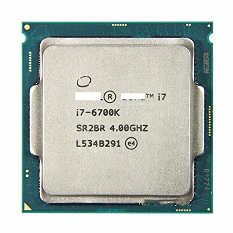 Quad-core I7-6700K I7 6700K Processeur LGA 1151 4.40GHz 6M Niveau 8M RAM DDR3L-1333, DDR3L-1600 DDR4 GPU HD530