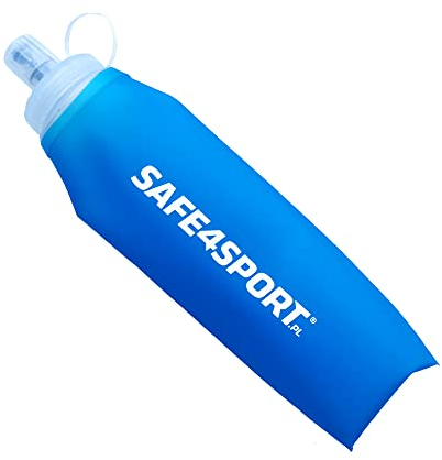 SAFE4SPORT Soft Flask 750 ml bleu - gourde pliable - gourde en TPU souple - gourde de sport souple