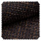 novely® LANZ Premium Möbelstoff | Schwerer Webcharakter | grob gewebter Polsterstoff | Struktur-Stoff | 15 Farben | Meterware | 1lfm (08 Schwarz Braun)